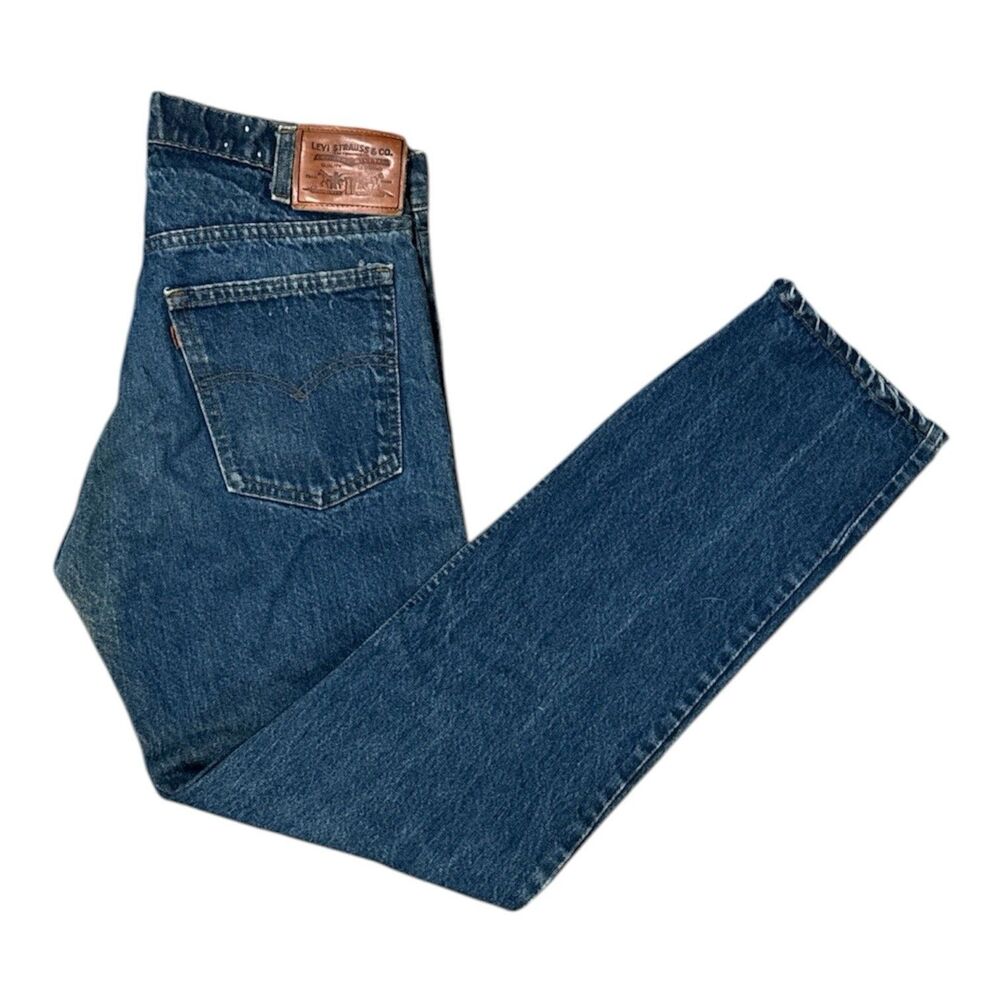 Vintage 80s Levi's 505 Orange Tab Men’s Jeans 34X32 Straight Leg Denim 1982